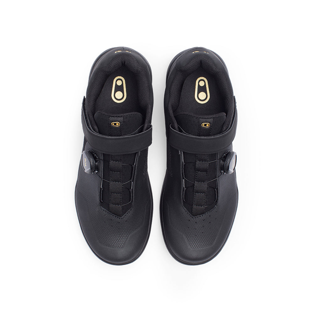 ZAPATOS STAMP BOA NEG / ORO - SUELA NEG 8