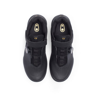 ZAPATOS STAMP BOA NEG / ORO - SUELA NEG 8