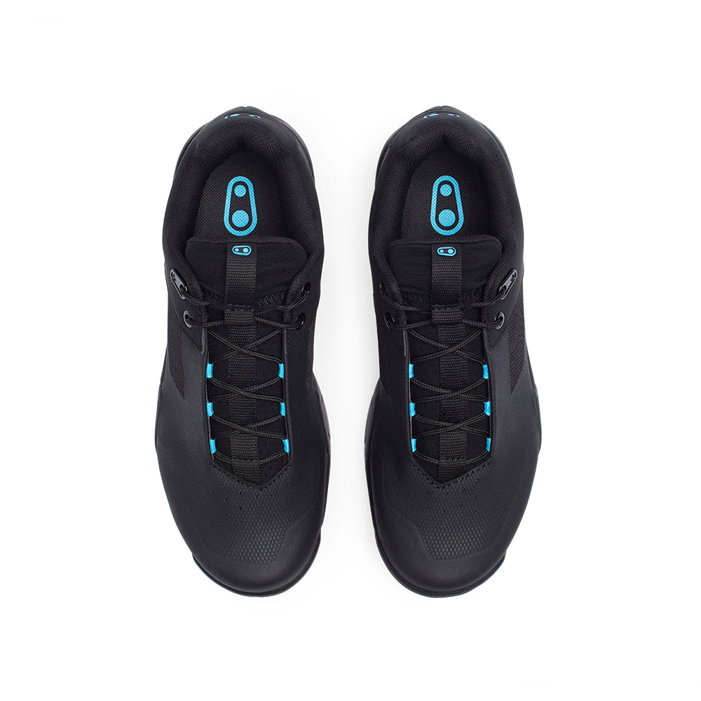 ZAPATOS MALLET E CORDON - NEG / AZUL - SUELA NEG 10.5