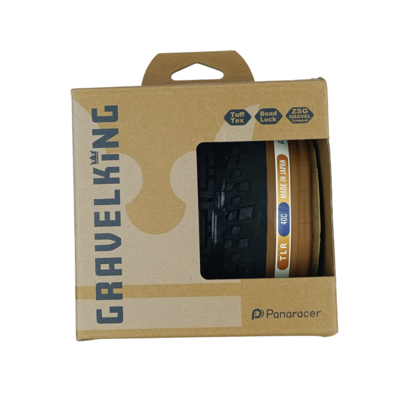 Llanta Panaracer Gravelking X1 700x40 TLR Black/Brown