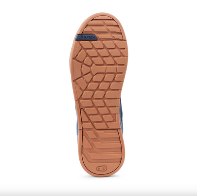 ZAPATOS STAMP CORDON - NAVY / PLATA - SUELA NAT 9