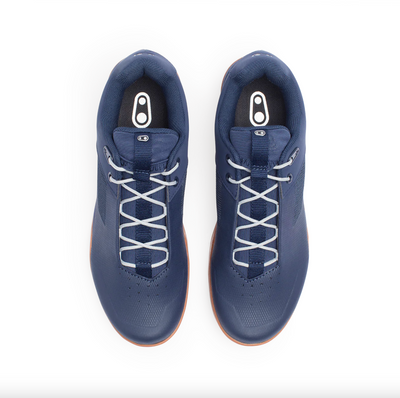 ZAPATOS STAMP CORDON - NAVY / PLATA - SUELA NAT 9