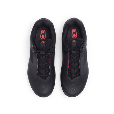 ZAPATOS MALLET CORDON - NEG / ROJO - SUELA NEG 10